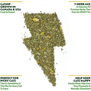 Kitty Ka-Zoom Super Zoomies Mix Catnip, 3.67-oz jar