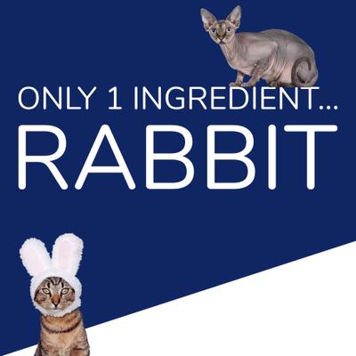 Show full view: Kitty Kitty Hare Grain-Free Rabbit Freeze-Dried Cat Treats, 0.9-oz bag slide 4 of 11