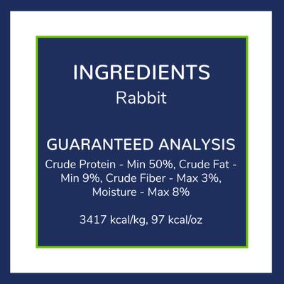 Show full view: Kitty Kitty Hare Grain-Free Rabbit Freeze-Dried Cat Treats, 0.9-oz bag slide 9 of 11