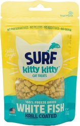 Kitty Kitty Surf Krill Coated White Fish Grain-Free Freeze-Dried Cat Treats, 0.6-oz bag