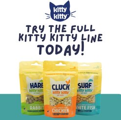 Kitty Kitty Surf Krill Coated White Fish Grain-Free Freeze-Dried Cat Treats, 0.6-oz bag slide 2 of 8