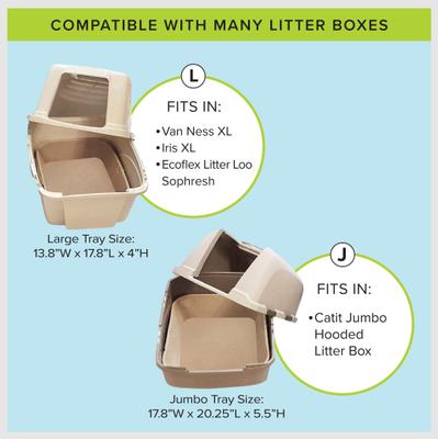 Show full view: Kitty Sift Disposable Cat Litter Box, 6 count, Jumbo slide 5 of 10