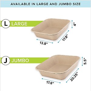 Kitty Sift Disposable Cat Litter Box, 6 count, Large