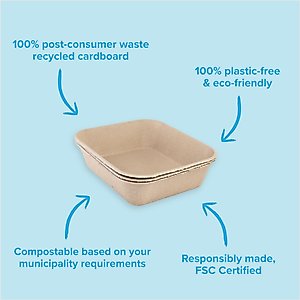 Kitty Sift Disposable Cat Litter Box, 6 count, Large