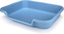KittyGoHere Cat Litter Pan, Large, Blue