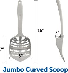KittyGoHere Jumbo Curve Cat Litter Scoop, 16 x 5 x 2-in slide 2 of 6