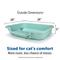 Show in main carousel: KittyGoHere Senior Cat Litter Box, Green, Large slide 5 of 7