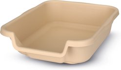 KittyGoHere Senior Cat Litter Box, Sand, Small
