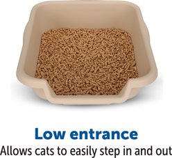 KittyGoHere Senior Cat Litter Box, Sand, Small slide 2 of 5