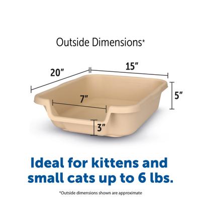 Show full view: KittyGoHere Senior Cat Litter Box, Sand, Small slide 4 of 6