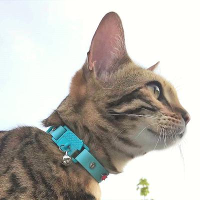 Show full view: Kittyrama Breakaway Adjustable with Bell Cat Collar, Aqua Blue slide 3 of 9