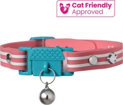 Kittyrama Breakaway Adjustable with Bell Cat Collar, Bermuda Pink