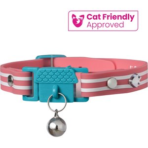 Kittyrama Breakaway Adjustable with Bell Cat Collar, Bermuda Pink