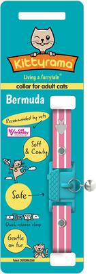 Show full view: Kittyrama Breakaway Adjustable with Bell Cat Collar, Bermuda Pink slide 4 of 9