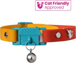 Kittyrama Breakaway Adjustable with Bell Cat Collar, Copacabana Red