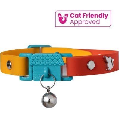 Kittyrama Kittyrama Breakaway Adjustable with Bell Cat Collar, Copacabana Red