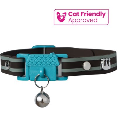 Kittyrama Kittyrama Breakaway Adjustable with Bell Cat Collar, Havana Black