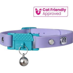 Kittyrama Breakaway Adjustable with Bell Cat Collar, Mauve Purple