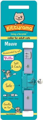 Show full view: Kittyrama Breakaway Adjustable with Bell Cat Collar, Mauve Purple slide 5 of 10