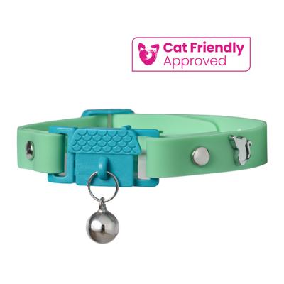 Show full view: Kittyrama Breakaway Adjustable with Bell Cat Collar, Meadow Green slide 1 of 10