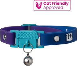 Kittyrama Breakaway Adjustable with Bell Cat Collar, Monte Carlo Blue