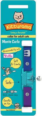 Show full view: Kittyrama Breakaway Adjustable with Bell Cat Collar, Monte Carlo Blue slide 4 of 9