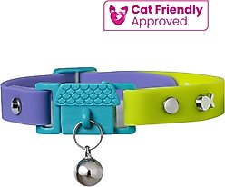 Kittyrama Breakaway Adjustable with Bell Cat Collar, Tahiti Green