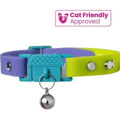 Kittyrama Breakaway Adjustable with Bell Cat Collar, Tahiti Green