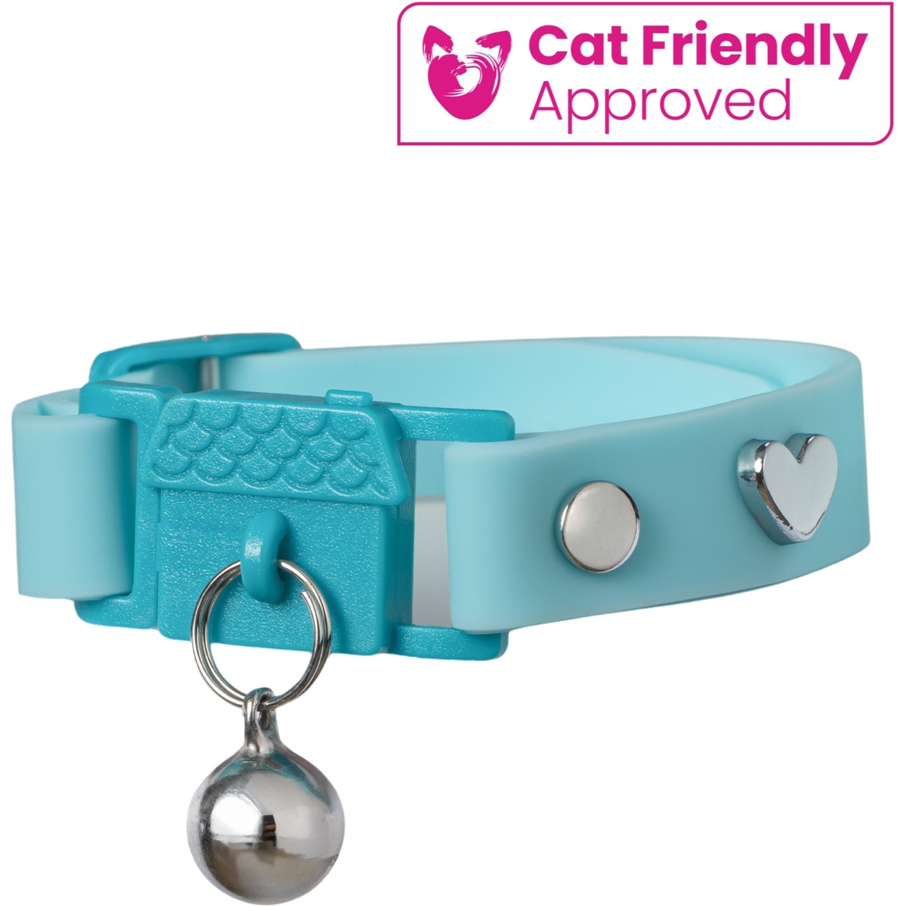 Kittyrama Kitten Breakaway Adjustable with Bell Cat Collar, Aqua