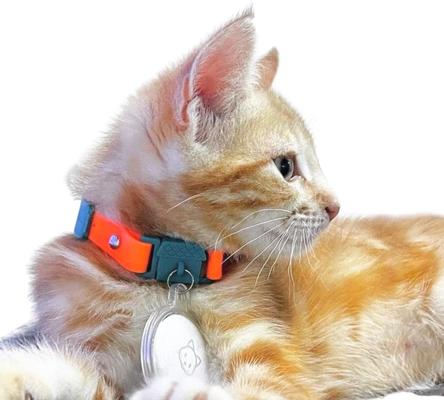 Show full view: Kittyrama Kitten Breakaway Adjustable with Bell Cat Collar, Tangerine slide 3 of 7