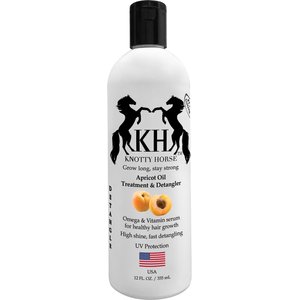 Knotty Horse Apricot Oil Detangling Horse Treatment, 12-fl oz bottle