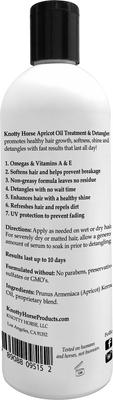 Show full view: Knotty Horse Apricot Oil Detangling Horse Treatment, 12-fl oz bottle slide 2 of 2