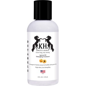 Knotty Horse Apricot Oil Detangling Horse Treatment, 4-fl oz bottle