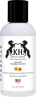 Show full view: Knotty Horse Apricot Oil Detangling Horse Treatment, 4-fl oz bottle slide 1 of 2
