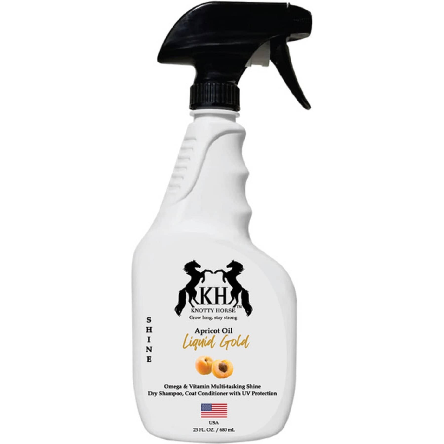 Knotty Horse Apricot Oil Liquid Gold Horse Polish, 23-fl oz bottle
