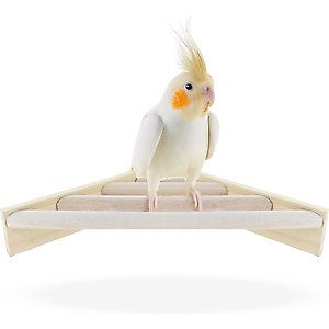 KNUTI Bird Cage Corner Perch Ladder Platform