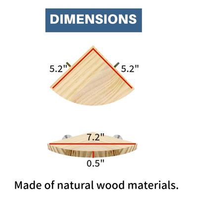 Show full view: KNUTI Bird Cage Corner Perch Platform, Wood, Medium slide 4 of 6