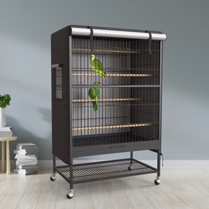 KNUTI Bird Cage Cover, Black, Medium
