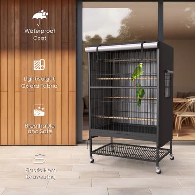 Show full view: KNUTI Bird Cage Cover, Black, Medium slide 6 of 6