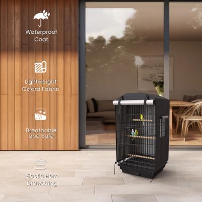 Show full view: KNUTI Bird Cage Cover, Black, Small slide 6 of 6