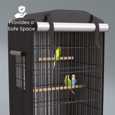 Show full view: KNUTI Bird Cage Cover, Black, Small slide 5 of 6