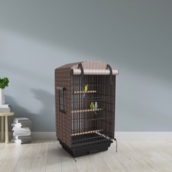 KNUTI Bird Cage Cover, Brown, Small