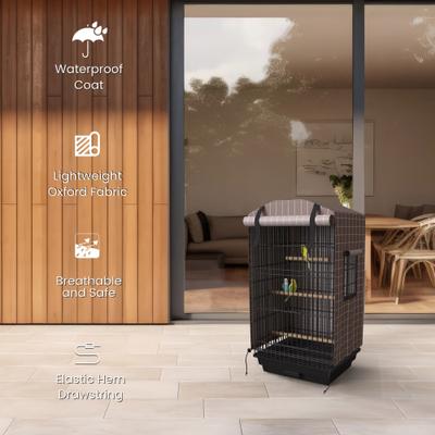 Show full view: KNUTI Bird Cage Cover, Brown, Small slide 6 of 6