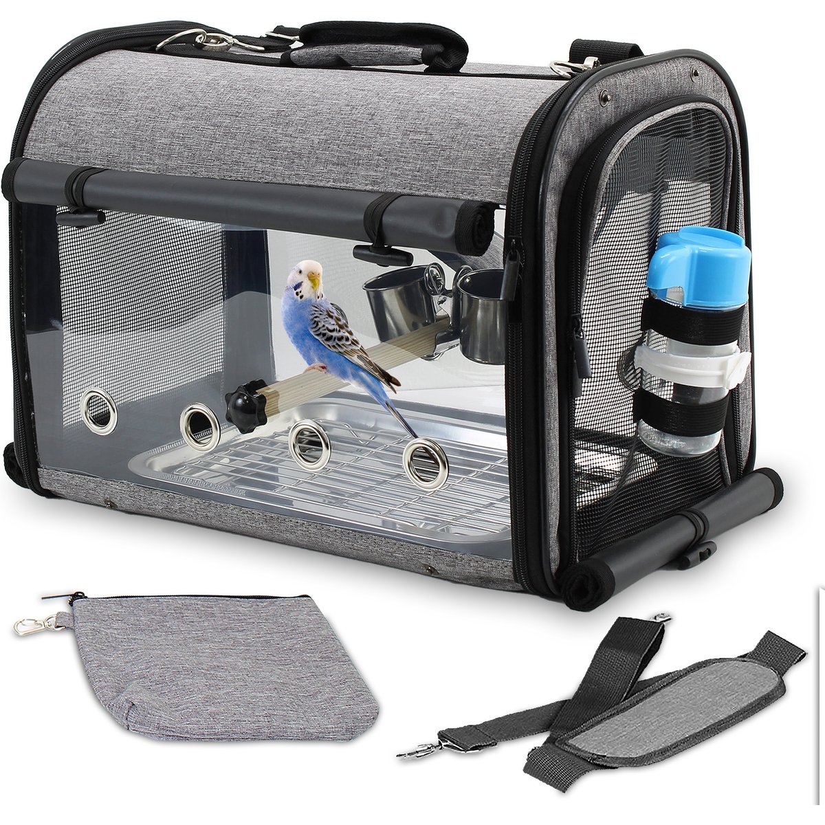 KNUTI Bird Travel Carrier, Gray