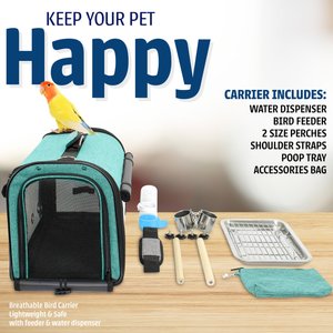 KNUTI Bird Travel Carrier, Teal