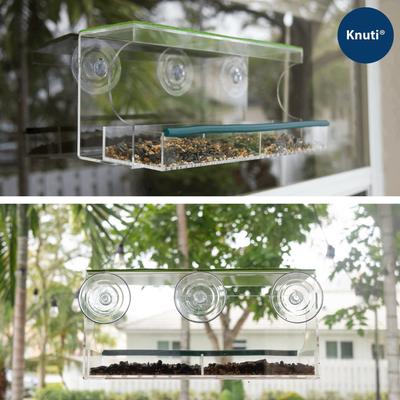 Show full view: KNUTI Bird Window Feeder slide 7 of 8