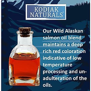 Kodiak Naturals Salmon Oil Dog & Cat Supplement, 18-fl oz bottle