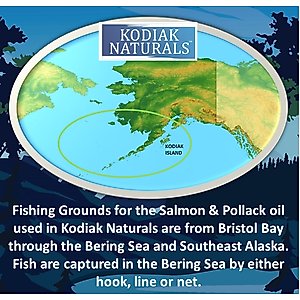 Kodiak Naturals Salmon Oil Dog & Cat Supplement, 18-fl oz bottle