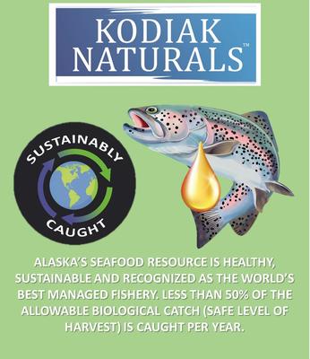 Show full view: Kodiak Naturals Salmon Oil Dog & Cat Supplement, 32-fl oz bottle slide 5 of 9