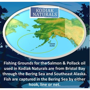 Kodiak Naturals Salmon Oil Dog & Cat Supplement, 32-fl oz bottle